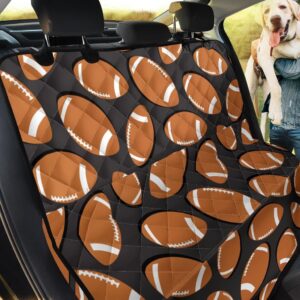 Rugby Ball American Football Car Back Seat Cover Dog Car Seat Covers - 5168c8d3c049