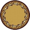 Running Horses Round Carpet Floor Rug Living Room Bedroom Decor Round Area Rug Carpet