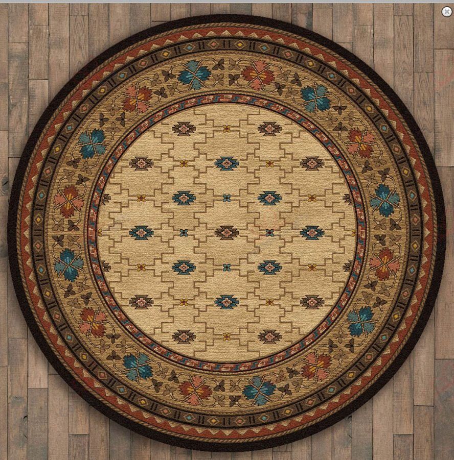 Rustic Elegance Round Carpet Floor Rug Living Room Bedroom Decor Round Area Rug Carpet Rustic Elegance Round Carpet Floor Rug Living Room Bedroom Decor Round Area Rug Carpet
