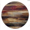 Rustic Landscape Round Carpet Floor Rug Living Room Bedroom Decor Round Area Rug Carpet