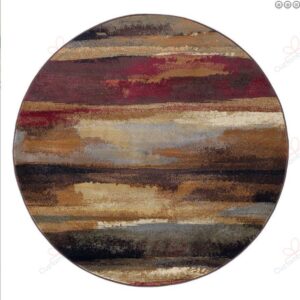 Rustic Landscape Round Carpet Floor Rug Living Room Bedroom Decor Round Area Rug Carpet