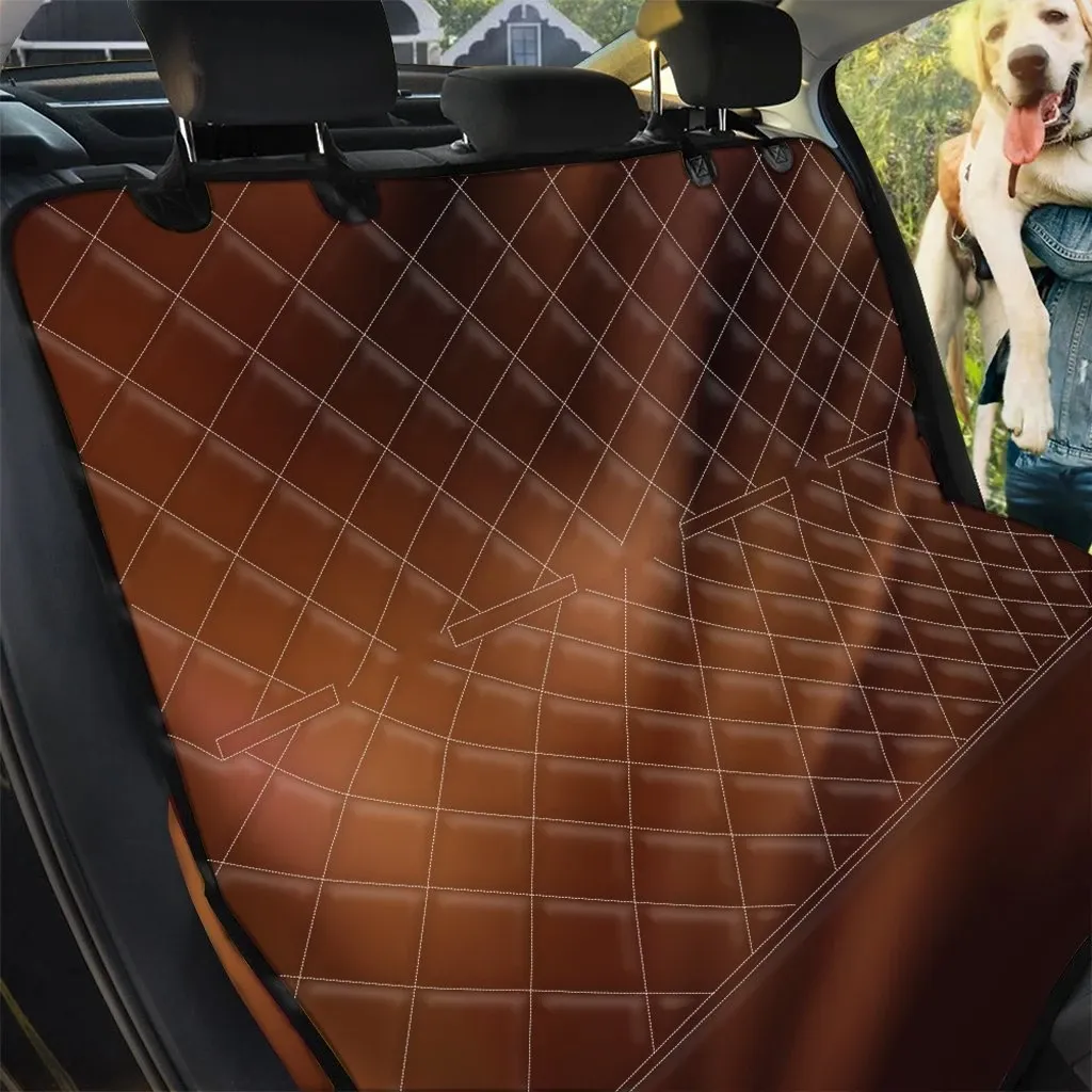 Saddle Brown Color Chocolate Texture Car Back Seat Cover Dog Car Seat Covers - c41b45d8a0e3 Saddle Brown Color Chocolate Texture Car Back Seat Cover Dog Car Seat Covers - c41b45d8a0e3