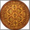 Safavieh Antiquity Wine Round Carpet Floor Rug Living Room Bedroom Decor Round Area Rug Carpet