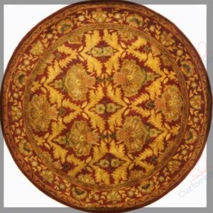 Safavieh Antiquity Wine Round Carpet Floor Rug Living Room Bedroom Decor Round Area Rug Carpet