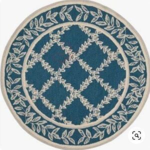 Safavieh Chelsea Navy Round Carpet Floor Rug Living Room Bedroom Decor Round Area Rug Carpet