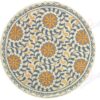 Safavieh Hand Hooked Majestic Ivory Round Carpet Floor Rug Living Room Bedroom Decor Round Area Rug Carpet