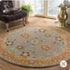 Safavieh Heritage Tenzin Traditional Round Carpet Floor Rug Living Room Bedroom Decor Round Area Rug Carpet