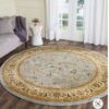 Safavieh Lyndhurst Light Blue Round Carpet Floor Rug Living Room Bedroom Decor Round Area Rug Carpet