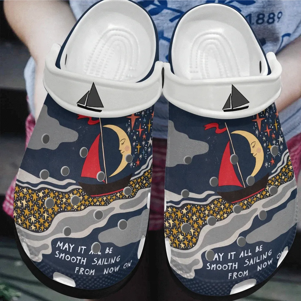 Sailing Personalized Clog Custom Crocs Comfortablefashion Style Comfortable For Women Men Kid Print 3D Milky Way Sailing Personalized Clog Custom Crocs Comfortablefashion Style Comfortable For Women Men Kid Print 3D Milky Way
