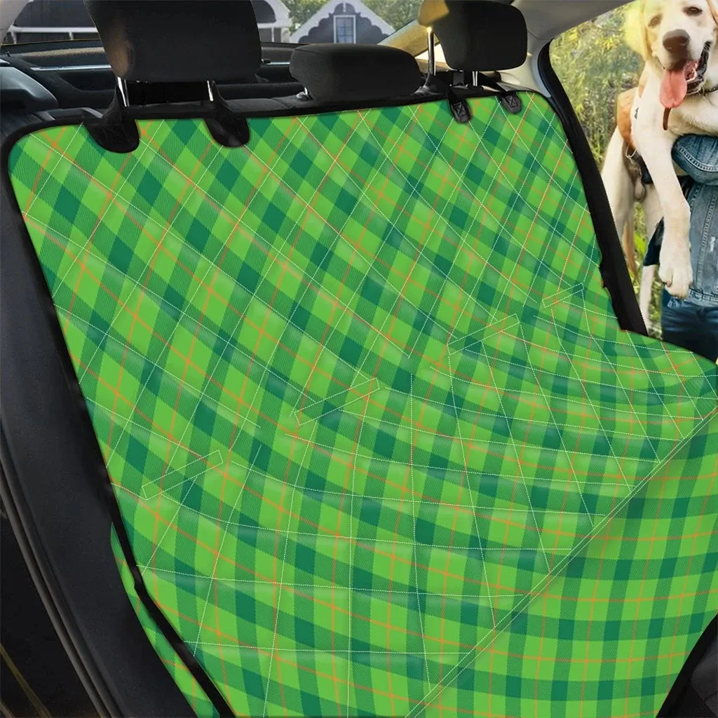 Saint Patrick's Day Green Scottish Plaid Design Car Back Seat Cover Dog Car Seat Covers - 205a9c3bafc2 Saint Patrick's Day Green Scottish Plaid Design Car Back Seat Cover Dog Car Seat Covers - 205a9c3bafc2