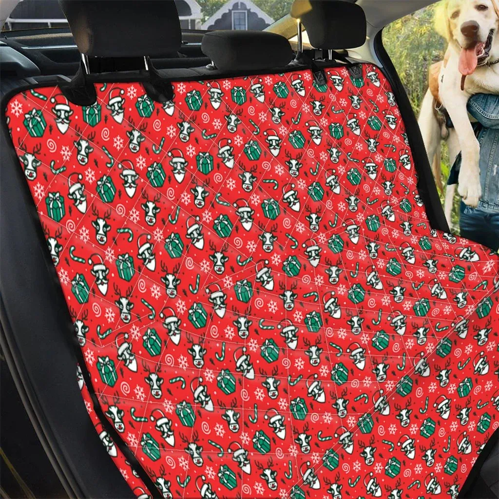 Salmon And Green Christmas Cow Car Back Seat Cover Dog Car Seat Covers - 70dcce46e3d6 Salmon And Green Christmas Cow Car Back Seat Cover Dog Car Seat Covers - 70dcce46e3d6