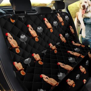 Salmon Crested Cockatoo Parrot Black Design Car Back Seat Cover Dog Car Seat Covers - 22c2a0b985d9