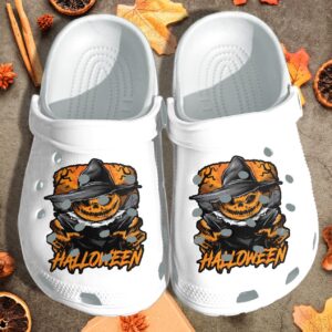 Scary Witch Halloween Pumpkin Crocs Clog Shoes Clog – Halloween Crocs Clog Crocband Clog Birthday Gift For Man Boy