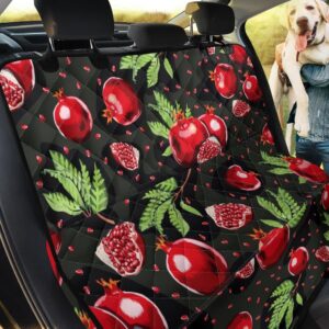 Scattered Seeds And Pomegranate Car Back Seat Cover Dog Car Seat Covers - a9acf791d972