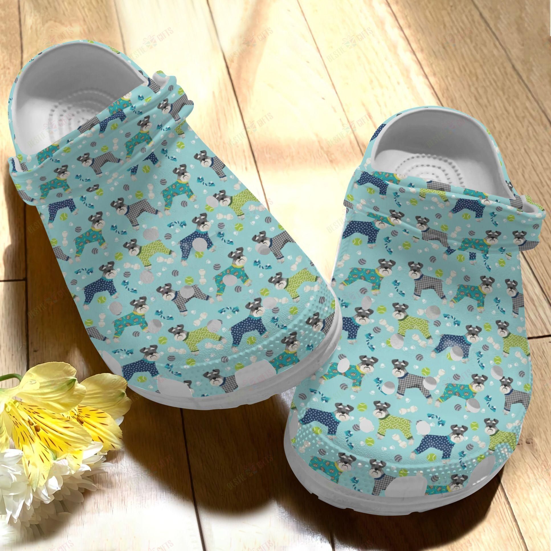 Schnauzers Crocs Clog Classic Clog Pajamas Shoes Schnauzers Crocs Clog Classic Clog Pajamas Shoes