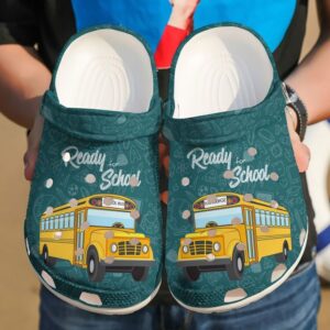 School Bus Driver Ready For Sku 2079 Crocs Crocband Clog Comfortable For Mens Womens Classic Clog Water Shoes