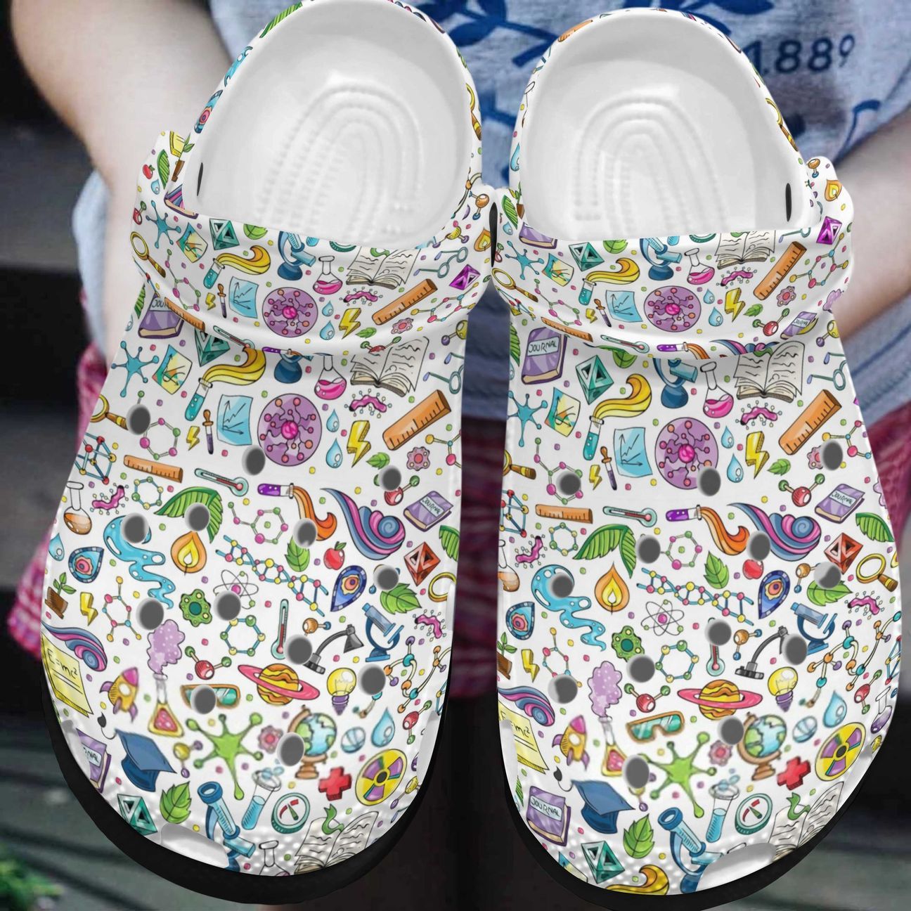 Science Personalized Clog Custom Crocs Comfortablefashion Style Comfortable For Women Men Kid Print 3D Science Pattern Science Personalized Clog Custom Crocs Comfortablefashion Style Comfortable For Women Men Kid Print 3D Science Pattern