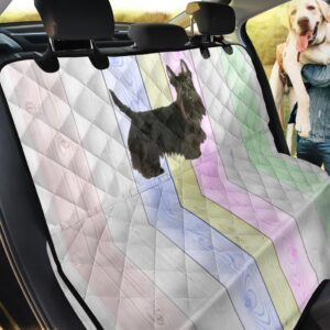 Scottish Terrier Theme Car Back Seat Cover Dog Car Seat Covers - f965bae8e1d2