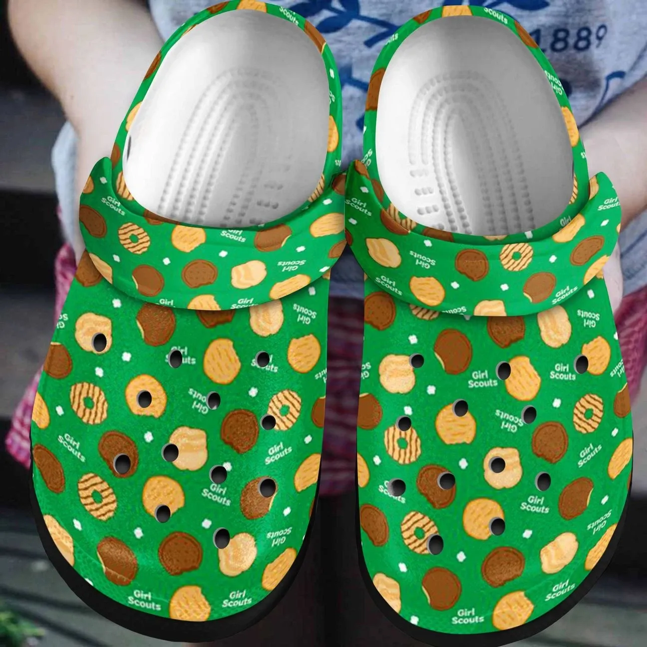 Scout Personalized Clog Custom Crocs Comfortablefashion Style Comfortable For Women Men Kid Print 3D Cookies Scout Personalized Clog Custom Crocs Comfortablefashion Style Comfortable For Women Men Kid Print 3D Cookies