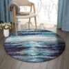 Sea And Sky Round Carpet Floor Rug Living Room Bedroom Decor Round Area Rug Carpet