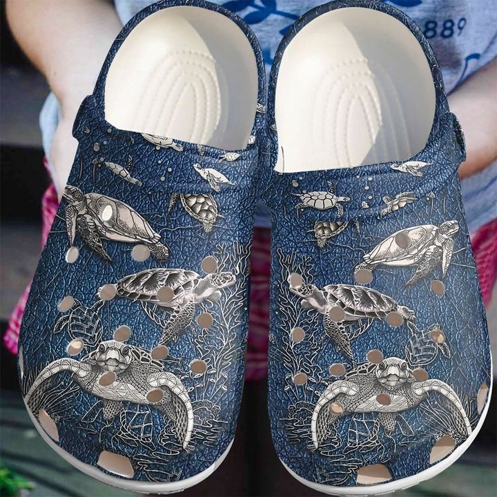 Sea Turtle Deep Blue Sku 2092 Crocs Crocband Clog Comfortable For Mens Womens Classic Clog Water Shoes Sea Turtle Deep Blue Sku 2092 Crocs Crocband Clog Comfortable For Mens Womens Classic Clog Water Shoes