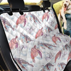 Sea Turtle Pattern Car Back Seat Cover Dog Car Seat Covers - fc20d20badfd