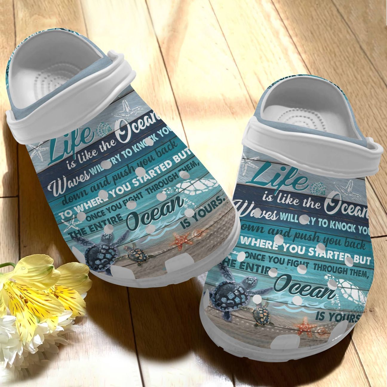 Sea Turtle Personalize Clog Custom Crocs Fashionstyle Comfortable For Women Men Kid Print 3D Whitesole The Ocean Sea Turtle Personalize Clog Custom Crocs Fashionstyle Comfortable For Women Men Kid Print 3D Whitesole The Ocean
