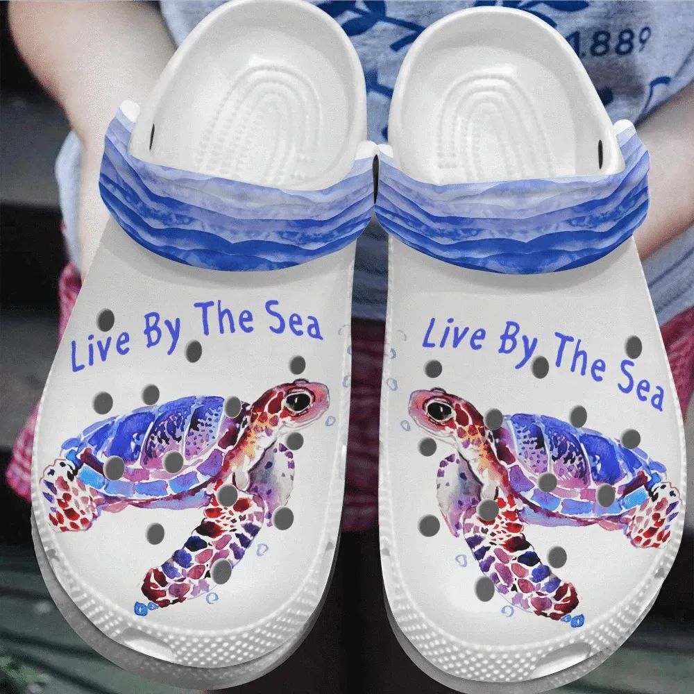 Sea Turtle Personalized Clog Custom Crocs Comfortablefashion Style Comfortable For Women Men Kid Print 3D Live By The Sea Sea Turtle Personalized Clog Custom Crocs Comfortablefashion Style Comfortable For Women Men Kid Print 3D Live By The Sea