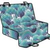 Sea Wave Surfing Pattern Print Pet Car Back Seat Cover - 0eb19e2ae911