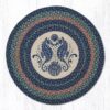 Seahorse Round Carpet Floor Rug Living Room Bedroom Decor Round Area Rug Carpet