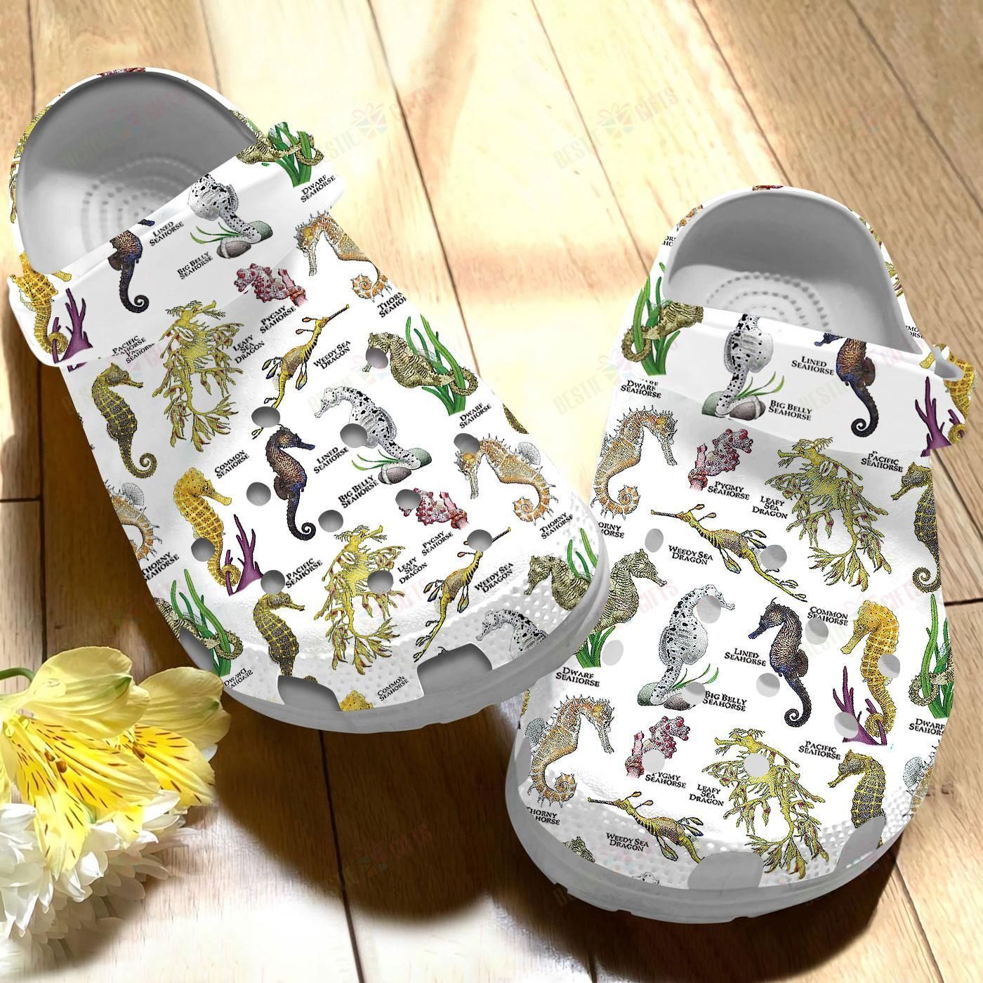Seahorses And Seadragons Crocs Clog Classic Clogs Shoes Seahorses And Seadragons Crocs Clog Classic Clogs Shoes