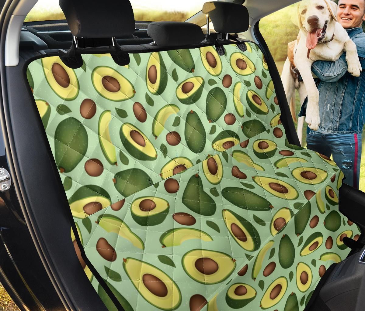 Seamless Avocado And Seed Design Car Back Seat Cover Dog Car Seat Covers - 1027e2dfaa6b Seamless Avocado And Seed Design Car Back Seat Cover Dog Car Seat Covers - 1027e2dfaa6b