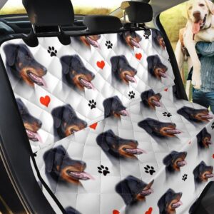 Seamless Beauceron Dog Design Car Back Seat Cover Dog Car Seat Covers - d71c16644945