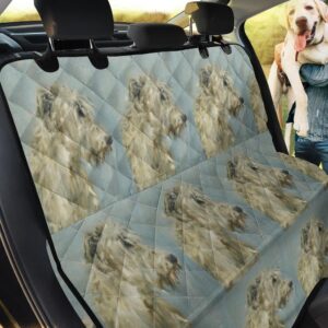 Seamless Irish Wolfhound Pattern Design Car Back Seat Cover Dog Car Seat Covers - 1abd38ee2042