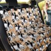 Seamless Landseer Dog Pattern Design Car Back Seat Cover Dog Car Seat Covers - f68c9de11727