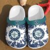 Seattle Mariners Crocband Clog Clog Comfortable For Mens And Womens Classic Clog Water Shoes Seattle Mariners Crocs
