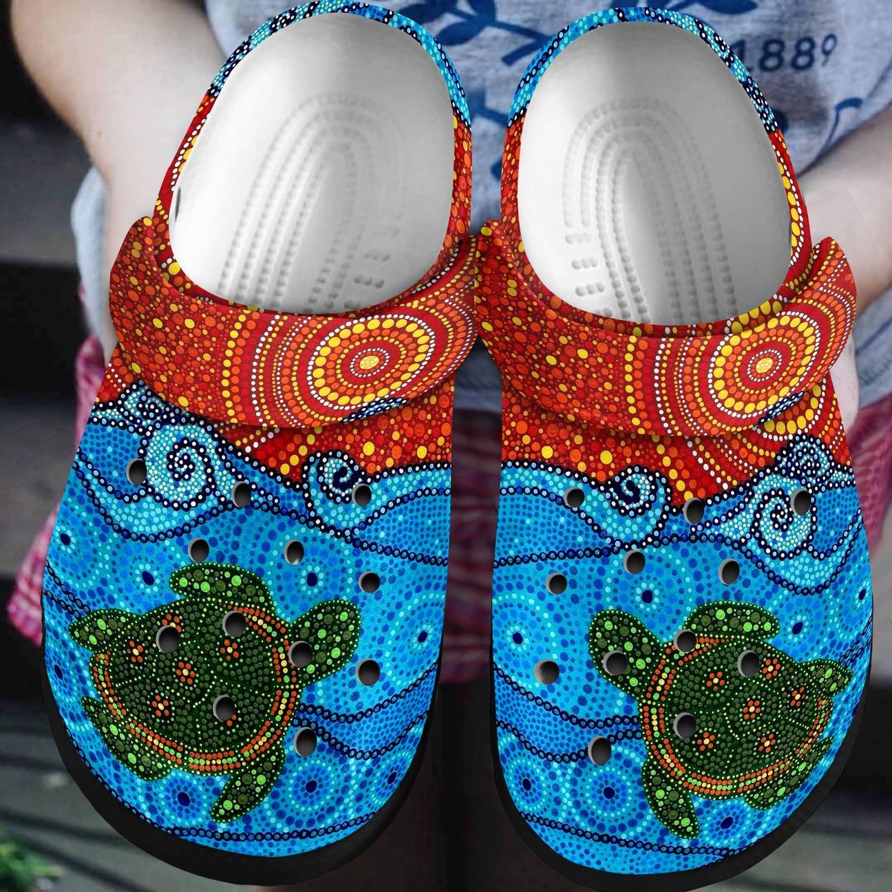 Seaturtle Personalized Clog Custom Crocs Comfortablefashion Style Comfortable For Women Men Kid Print 3D Green Turtle Seaturtle Personalized Clog Custom Crocs Comfortablefashion Style Comfortable For Women Men Kid Print 3D Green Turtle