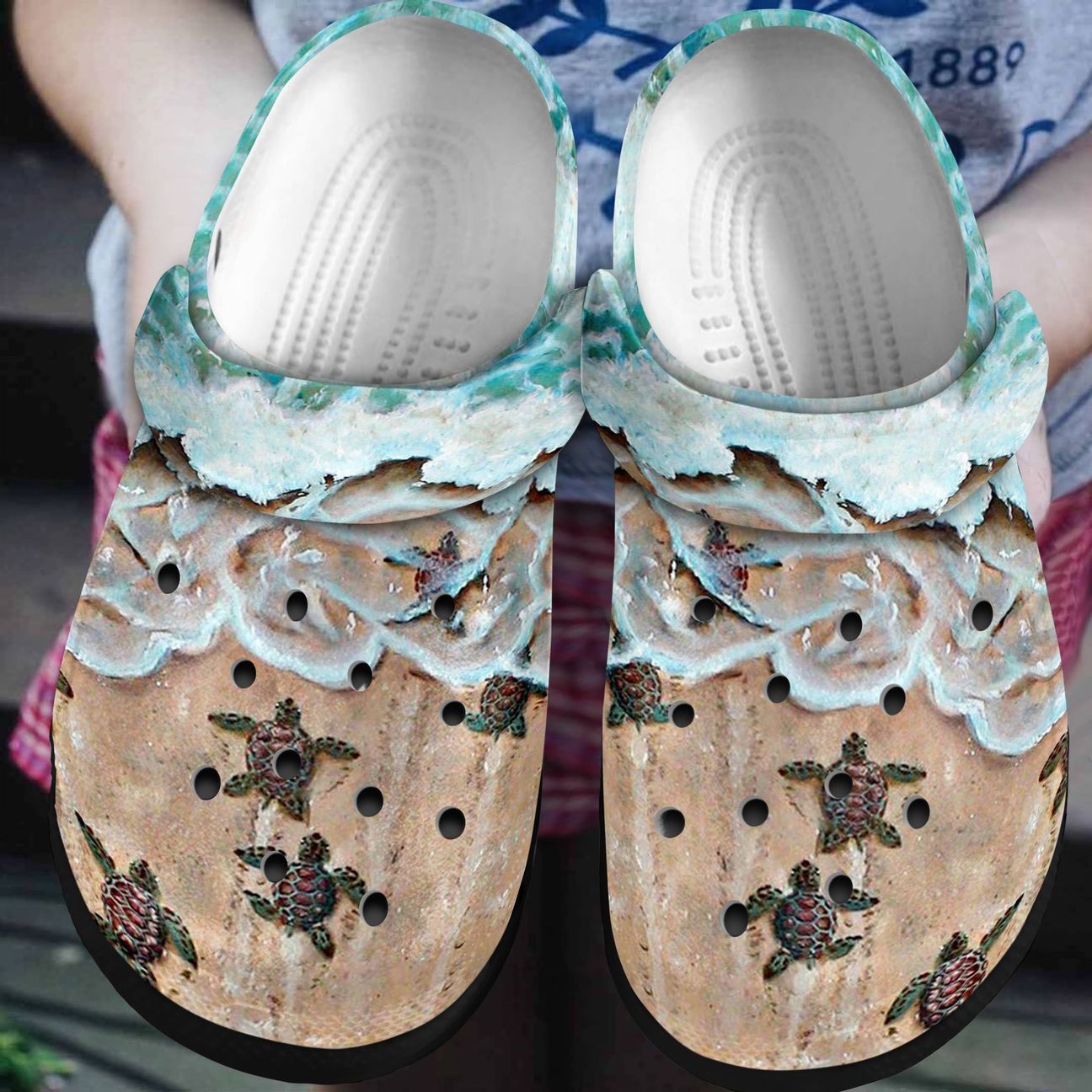 Seaturtle Personalized Clog Custom Crocs Comfortablefashion Style Comfortable For Women Men Kid Print 3D Little Turtles Seaturtle Personalized Clog Custom Crocs Comfortablefashion Style Comfortable For Women Men Kid Print 3D Little Turtles