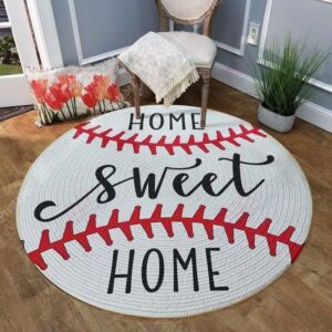 Seweet Home Round Carpet Floor Rug Living Room Bedroom Decor Round Area Rug Carpet