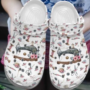 Sewing And Quilting Personalized Clog Custom Crocs Comfortablefashion Style Comfortable For Women Men Kid Print 3D