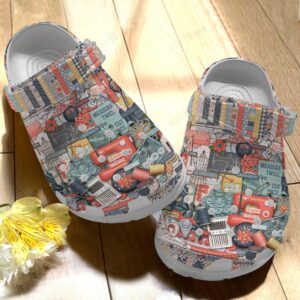 Sewing Crocs Clog Classic Clog Whitesole Sewing Scrapbook (3 Styles) Kl16 Shoes