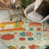 Sewing Round Carpet Floor Rug Living Room Bedroom Decor Round Area Rug Carpet