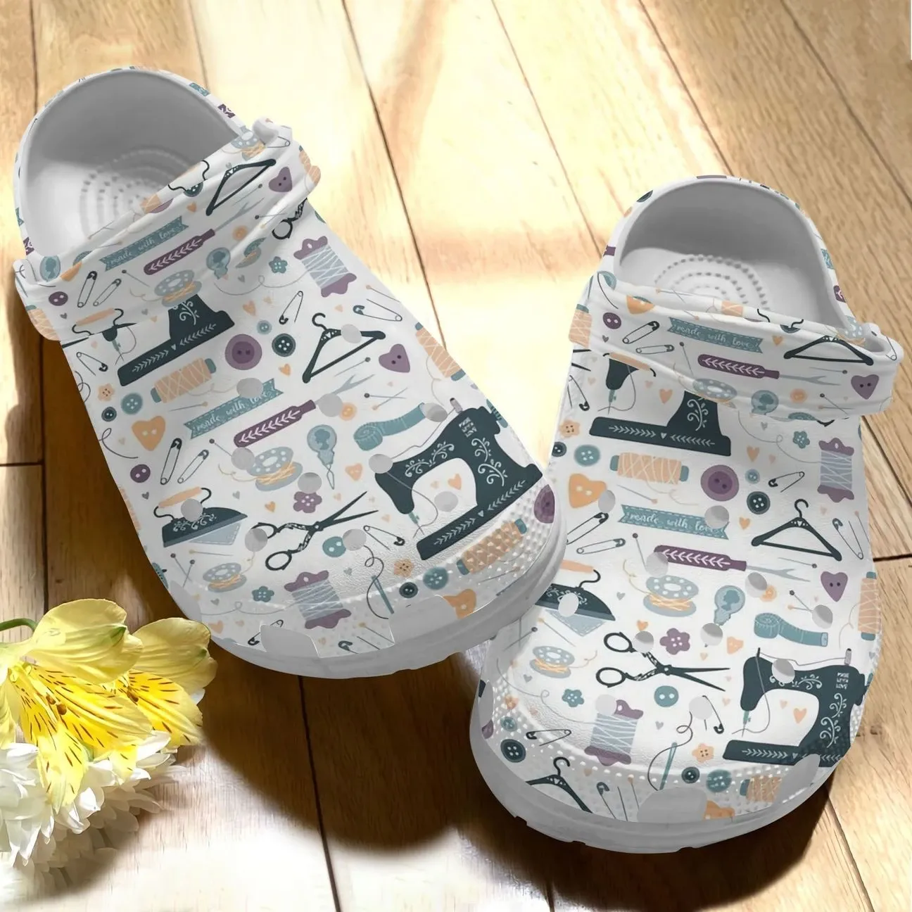 Sewing Personalize Clog Custom Crocs Fashionstyle Comfortable For Women Men Kid Print 3D Made With Love Sewing Personalize Clog Custom Crocs Fashionstyle Comfortable For Women Men Kid Print 3D Made With Love