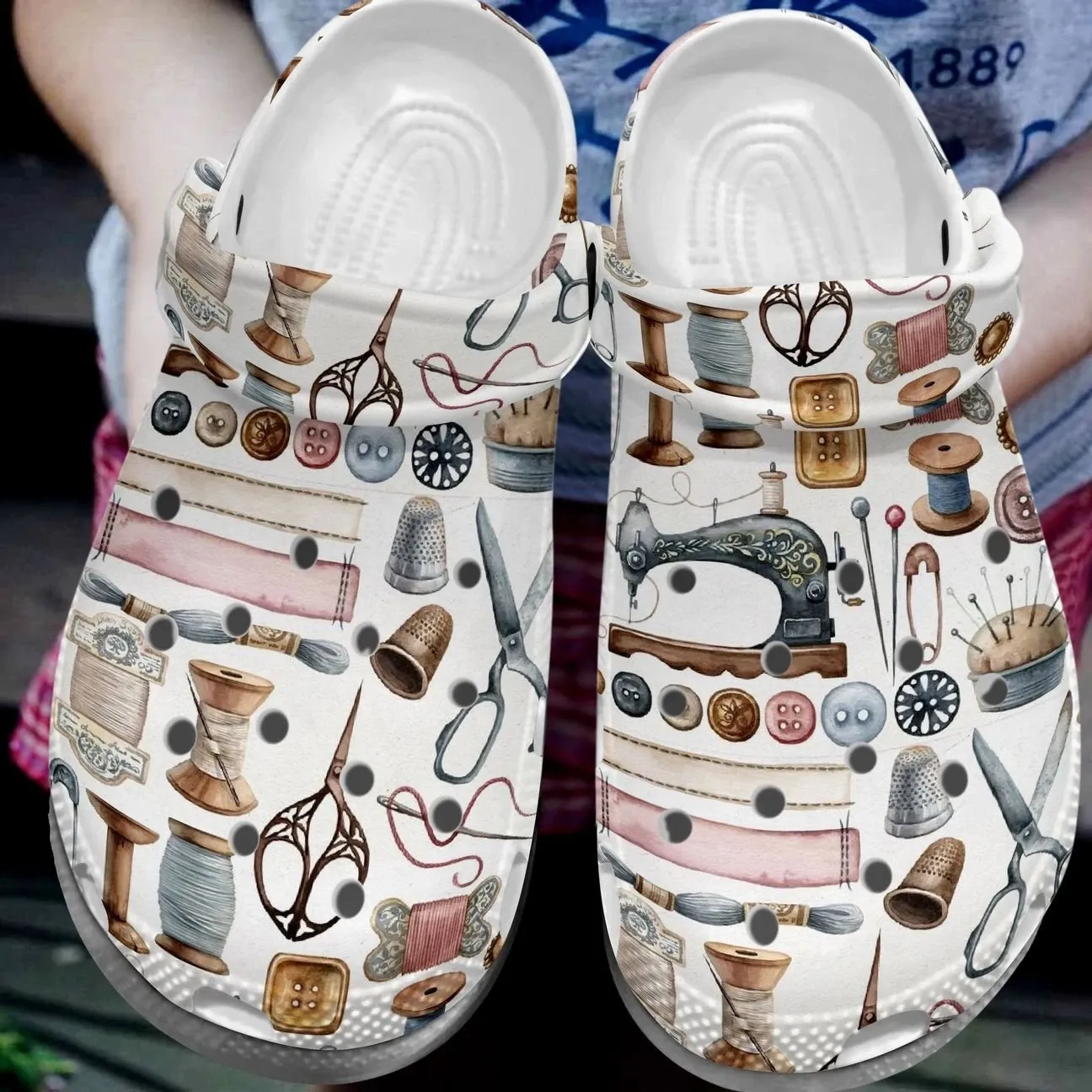 Sewing Personalize Clog Custom Crocs Fashionstyle Comfortable For Women Men Kid Print 3D My Passion Sewing Personalize Clog Custom Crocs Fashionstyle Comfortable For Women Men Kid Print 3D My Passion