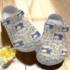 Sewing Personalize Clog Custom Crocs Fashionstyle Comfortable For Women Men Kid Print 3D Violet Sewing Machine