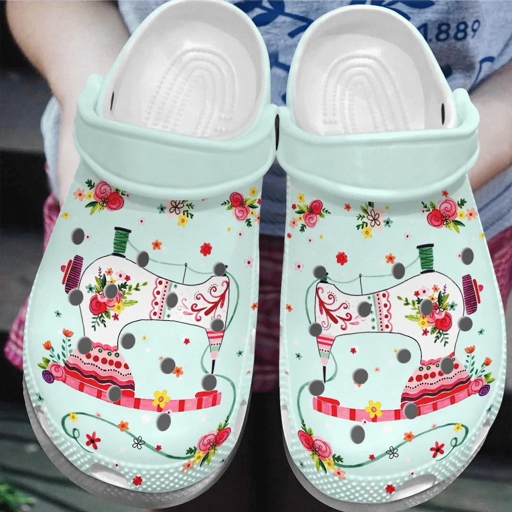 Sewing Personalized Clog Custom Crocs Comfortablefashion Style Comfortable For Women Men Kid Print 3D I Sew Sewing Personalized Clog Custom Crocs Comfortablefashion Style Comfortable For Women Men Kid Print 3D I Sew
