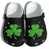 Shamrock Clover Lucky Flower Shoes Crocs Clog – Irish Patricks Day Merch Crocs Clog Shoes Gifts For Men Woman