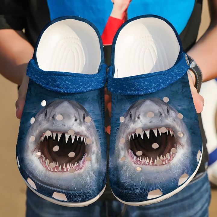 Shark Mouth Sku 2137 Crocs Crocband Clog Comfortable For Mens Womens Classic Clog Water Shoes Shark Mouth Sku 2137 Crocs Crocband Clog Comfortable For Mens Womens Classic Clog Water Shoes