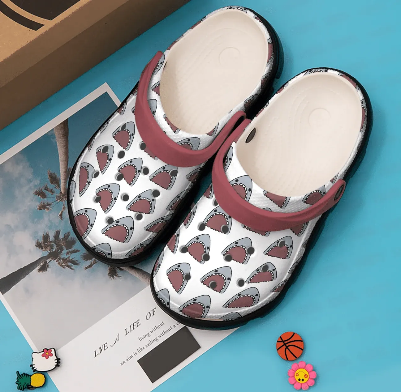 Shark Personalized Clog Custom Crocs Comfortablefashion Style Comfortable For Women Men Kid Print 3D Jaws Drop Shark Personalized Clog Custom Crocs Comfortablefashion Style Comfortable For Women Men Kid Print 3D Jaws Drop