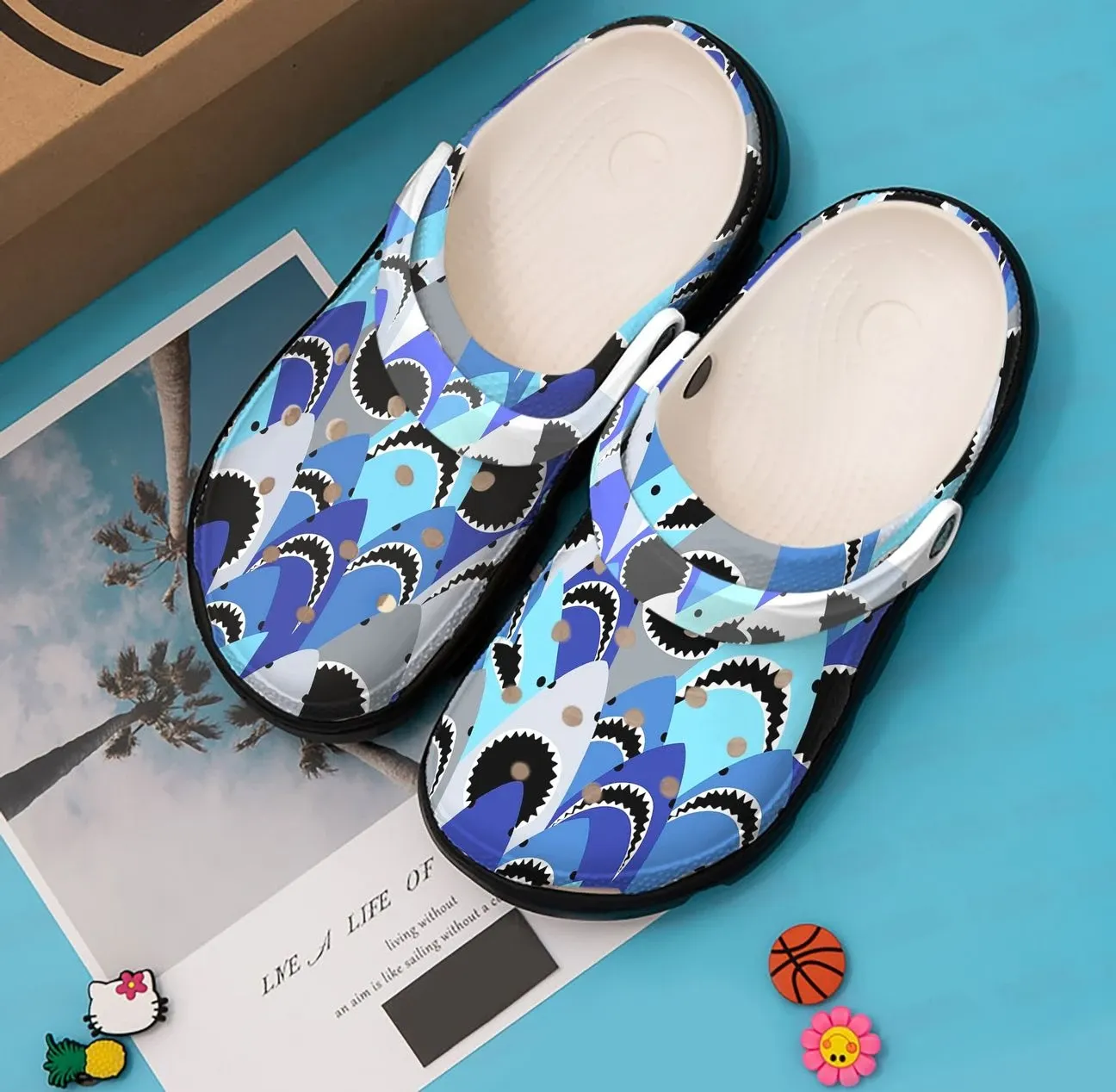 Shark Personalized Clog Custom Crocs Comfortablefashion Style Comfortable For Women Men Kid Print 3D Shark Pattern Shark Personalized Clog Custom Crocs Comfortablefashion Style Comfortable For Women Men Kid Print 3D Shark Pattern